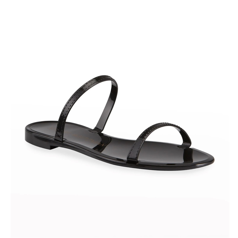 NEW Stuart Weitzman Sawyer Jelly Slide Flat Sandals